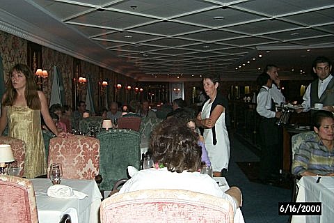 Inside the Club restaurant