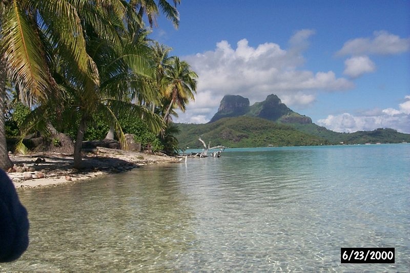 I could live here forever! Motu near Bora Bora